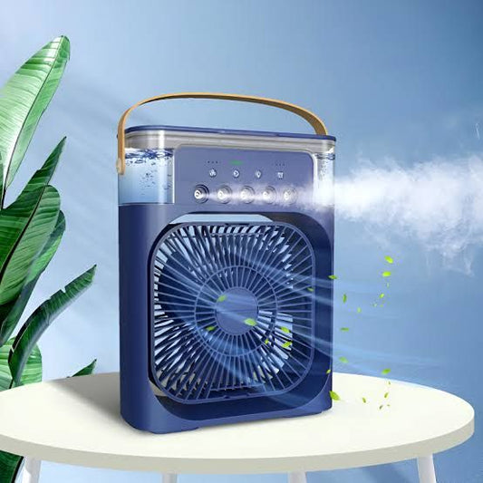 Portable air conditioner with led night light and mist maker